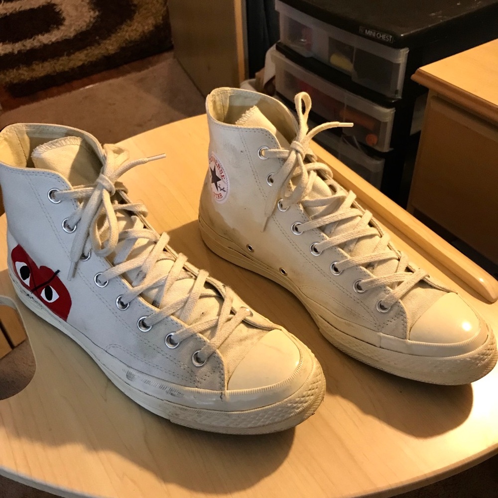 Comme De Garçon Chucks “Vanilla”